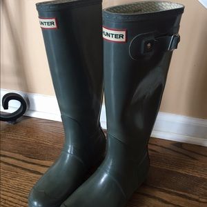 Hunter Adjacent Grey Gloss Rainboot